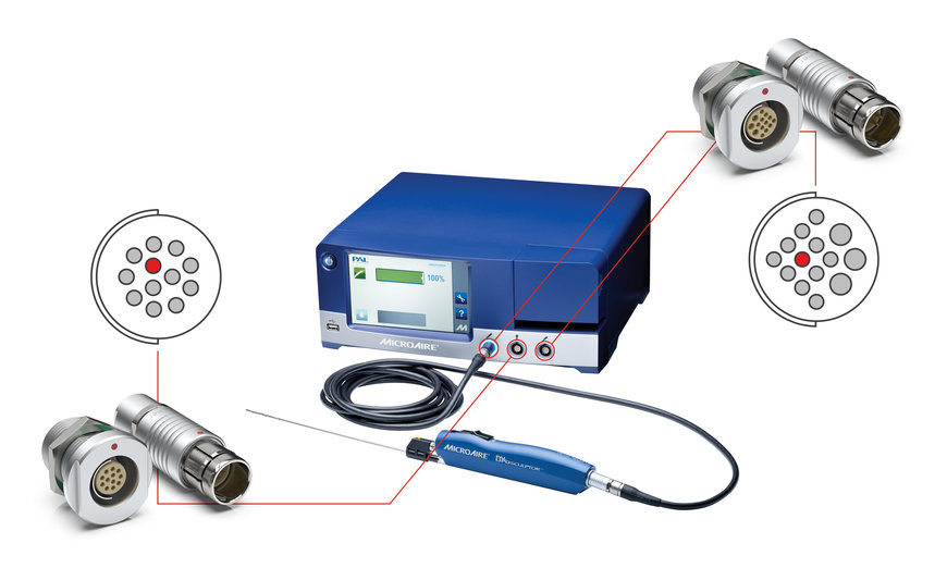 Fischer Core First Mate Last Break connectors ensure electrical safety and mechanical reliability for medical devices 
