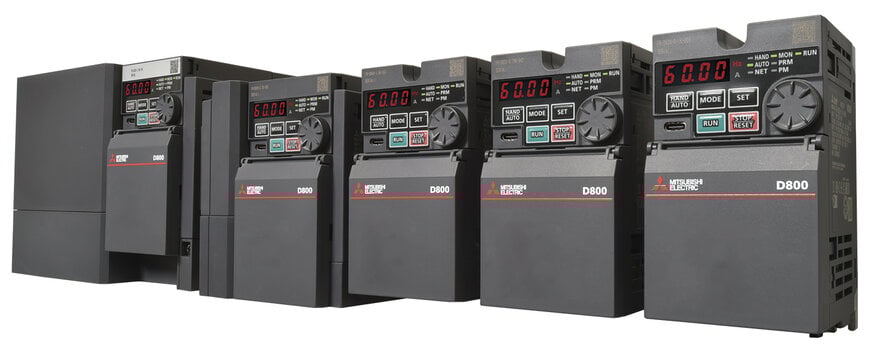 Mitsubishi Electric unveils next-generation FR-D800 series inverters